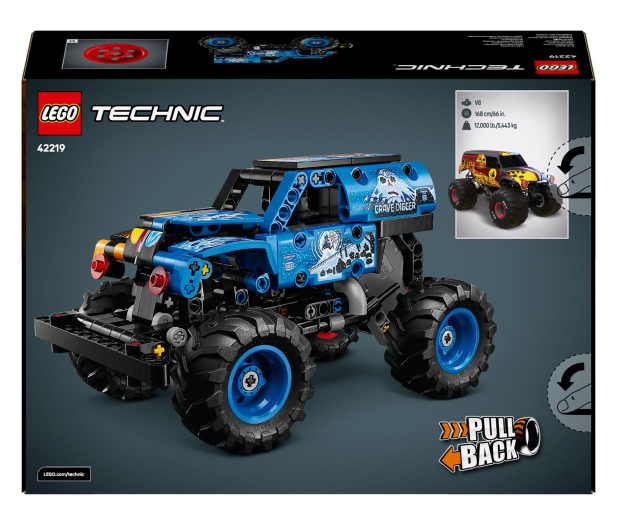 LEGO Technic 42219 Monster Jam Grave Digger Ogień i lód - 1473445 - zdjęcie 11